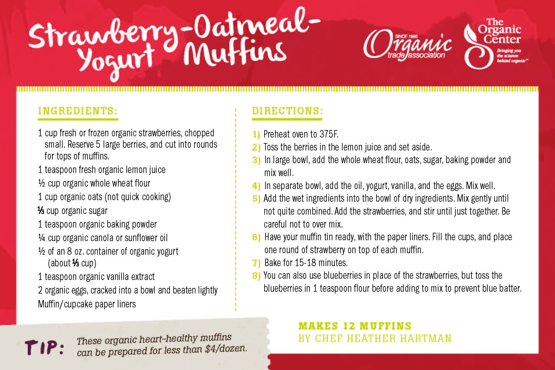 organic muffins